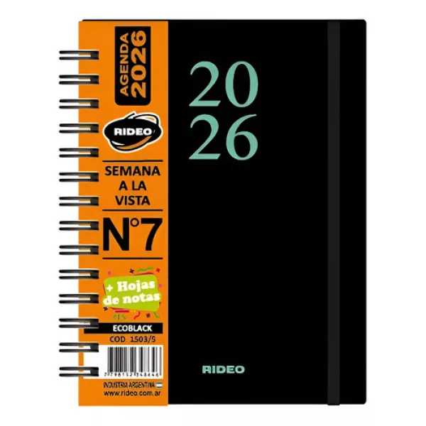 AGENDA R - Nº7 - ECOBLACK