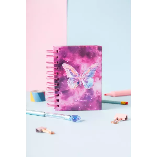 Agenda BP - Hoja por día - GALAXIA ROSA