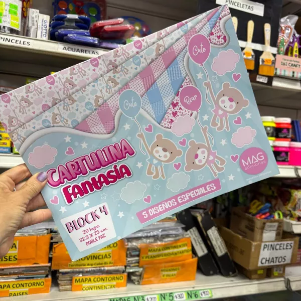 Block de Hojas fantasía