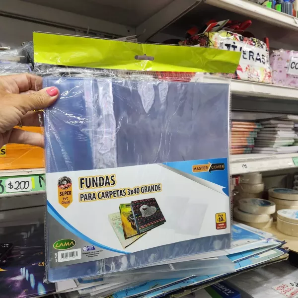Funda pvc para carpeta Nº 3