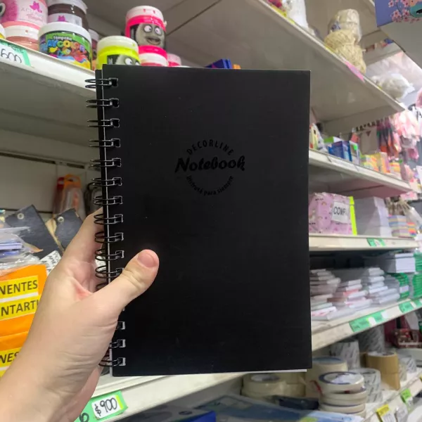 Cuaderno Decorline con espiral 14x21
