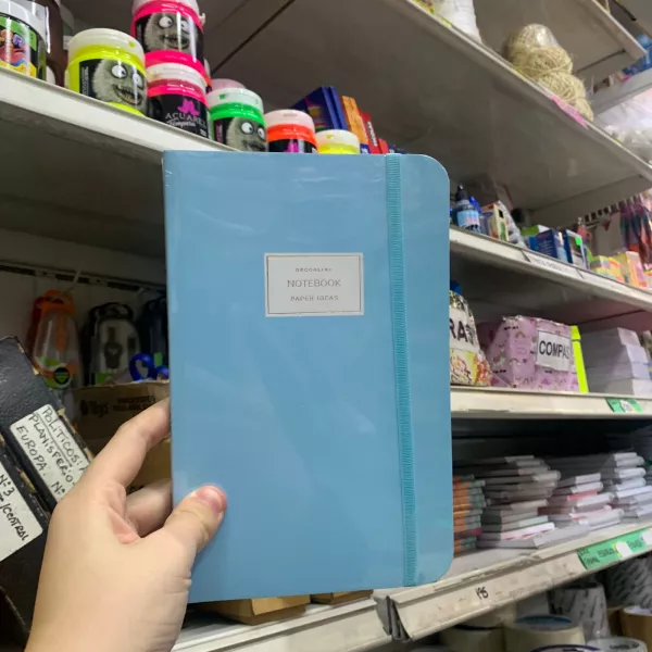 Notebook Decorline 14x24  Hojas Rayadas Pastel