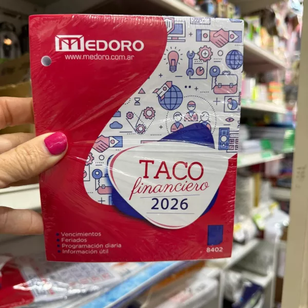Taco Calendario escritorio Grande 2026