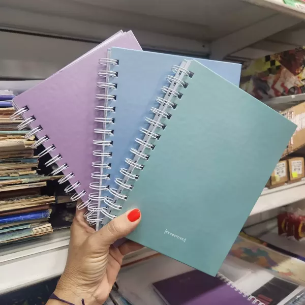 Cuaderno A5 Rayado Be Positive Metalizados