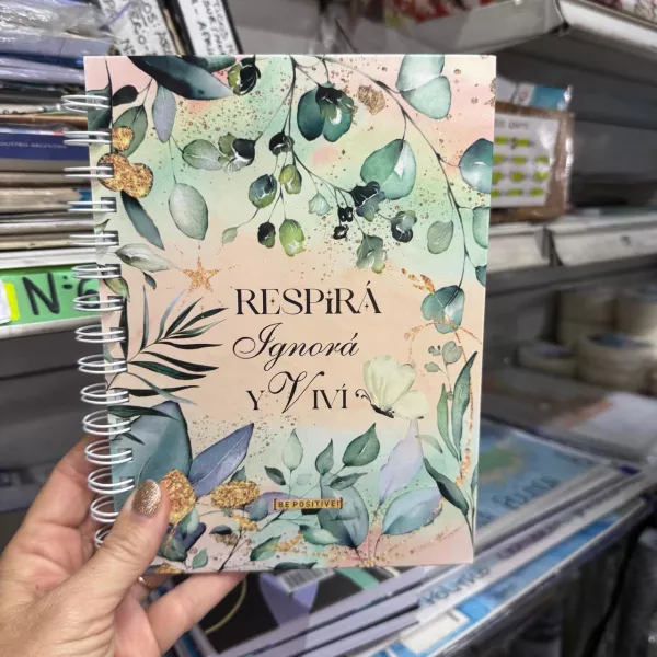 Cuaderno A5 Rayado Be Positive