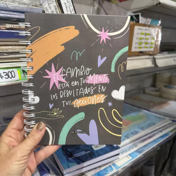 Cuaderno A5 Rayado Be Positive