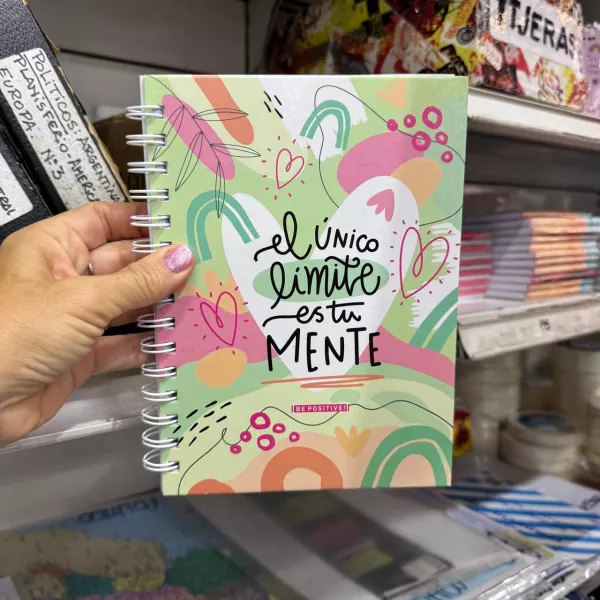 Cuaderno A5 Rayado Be Positive