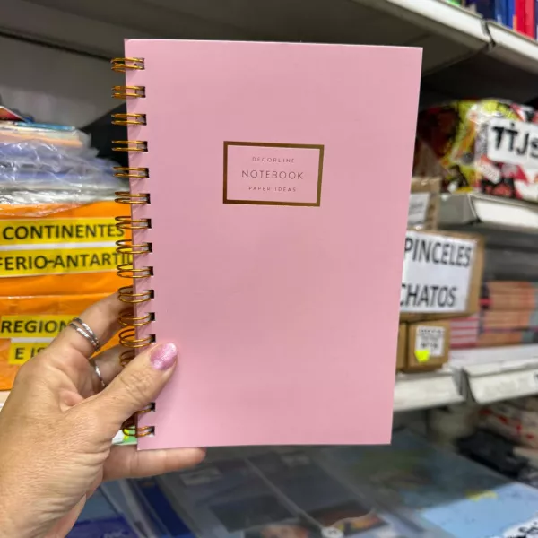Cuaderno Decorline con espiral
