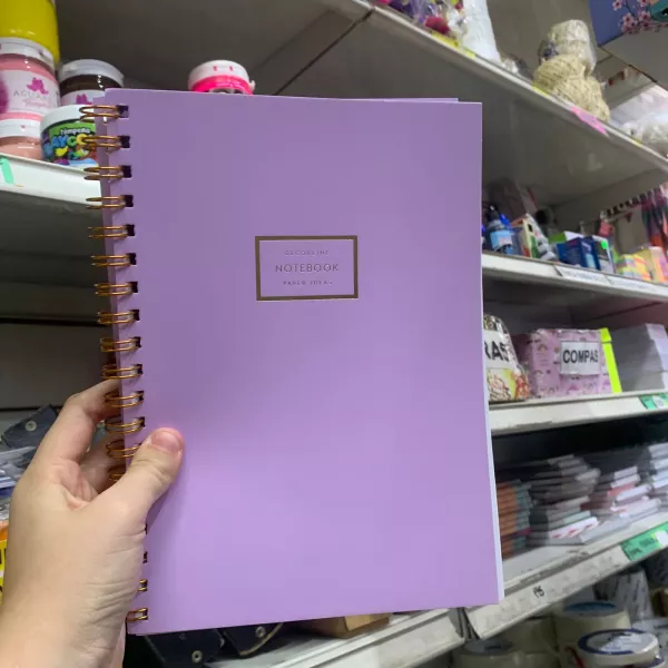 Cuaderno Decorline con espiral 18x25