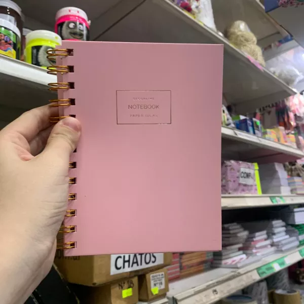 Cuaderno Decorline con espiral 13x17