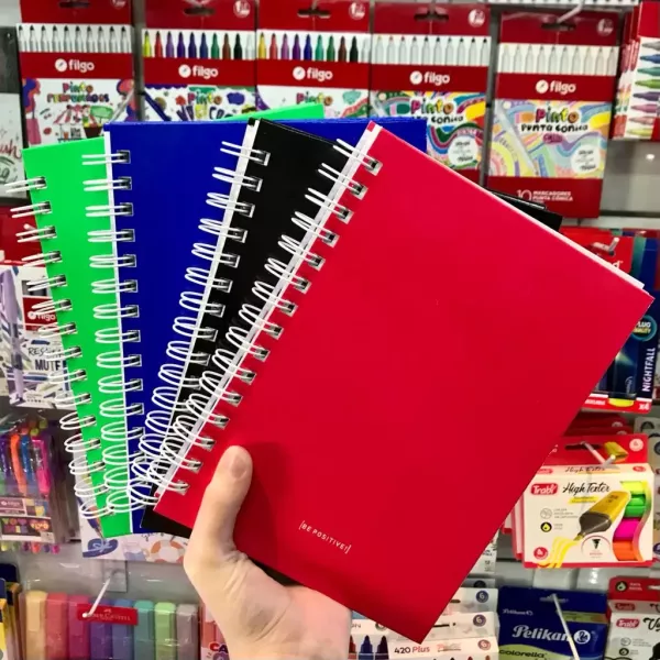 Cuaderno A5 Rayado Be Positive Intenso