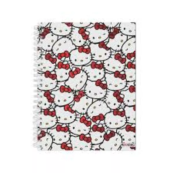 Cuaderno Universitario A4 Tapa Dura Rayado Mooving Hello Kitty 2025