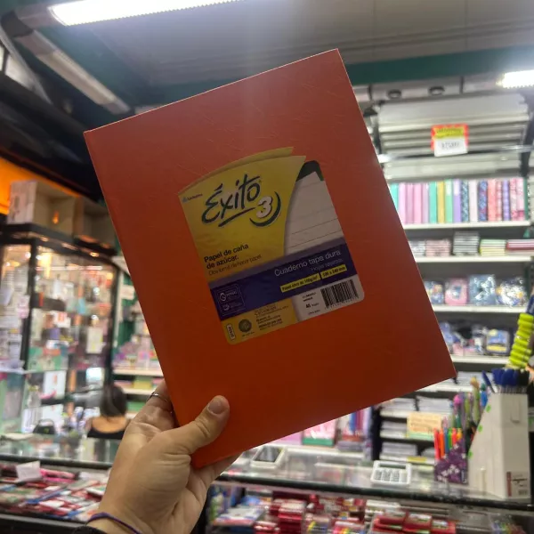 Cuaderno N°3/ABC Éxito Tapa Dura x48 hojas Naranja