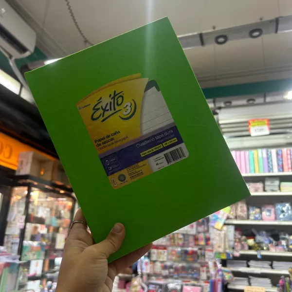 Cuaderno N°3/ABC Éxito Tapa Dura x48 hojas Verde Manzana
