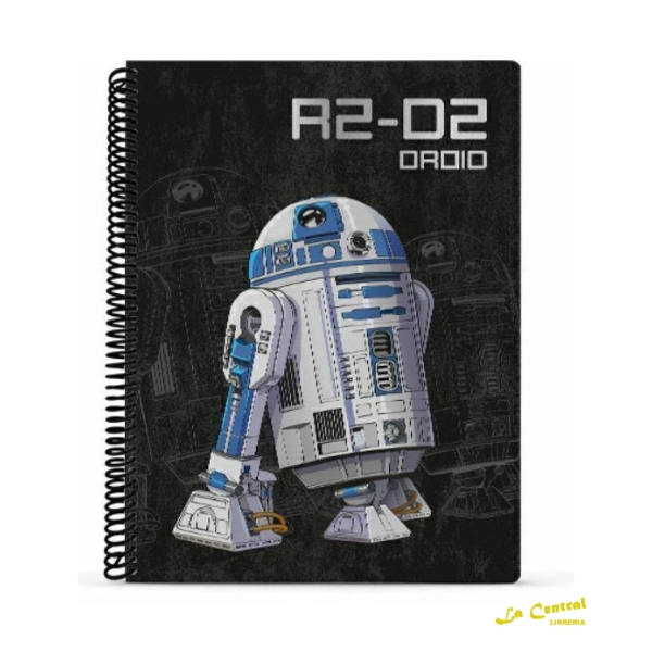 Cuaderno Universitario A4 Tapa Flexible Rayado Mooving Star Wars 2025