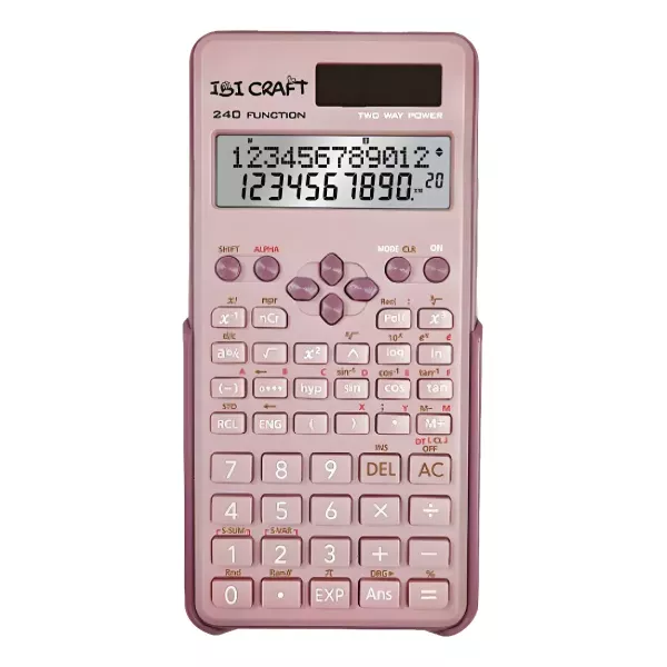 Calculadora Cientifica Rosa Ibi Craft