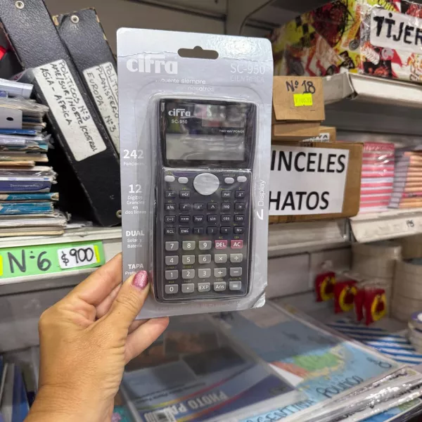 Calculadora científica Cifra Azúl
