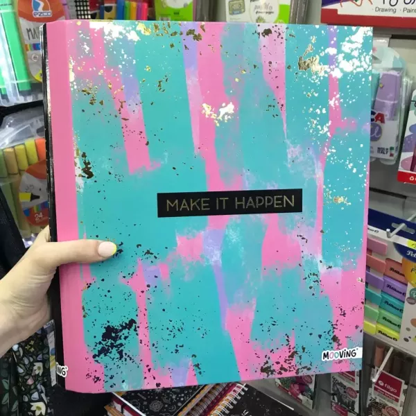 Carpeta con aro A4 Mooving BRUSH