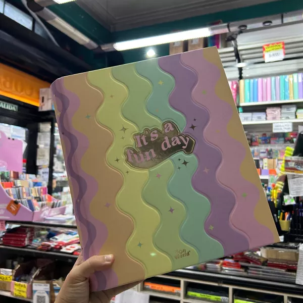 Carpeta con aro A4 FW PASTEL 2025