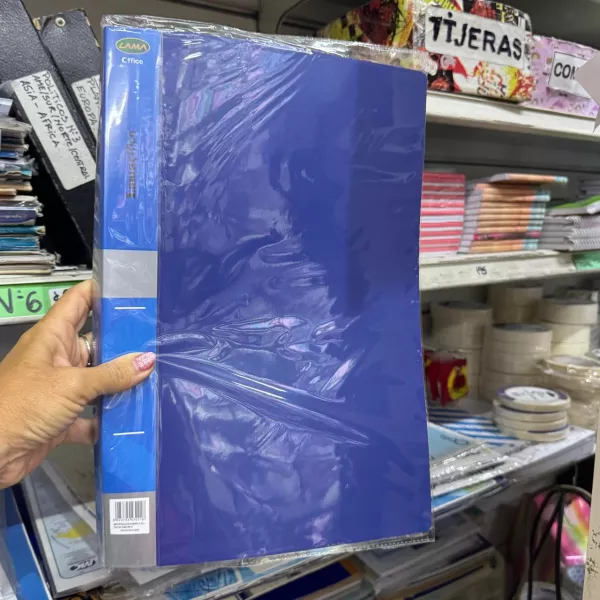 Carpeta con Folios Oficio Lama 20 folios