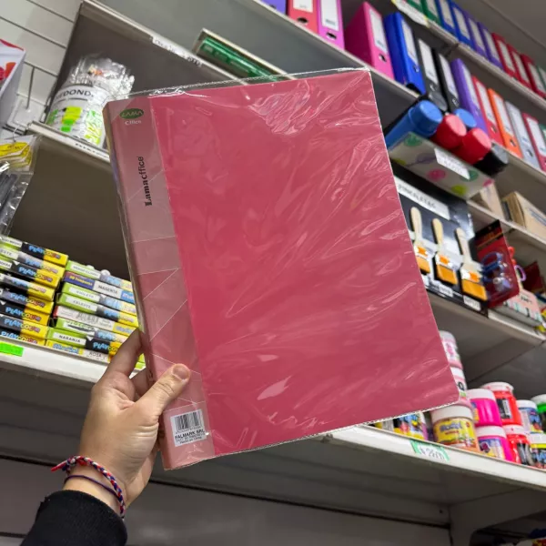Carpeta con Folios A4 Lama 20 folios PASTEL