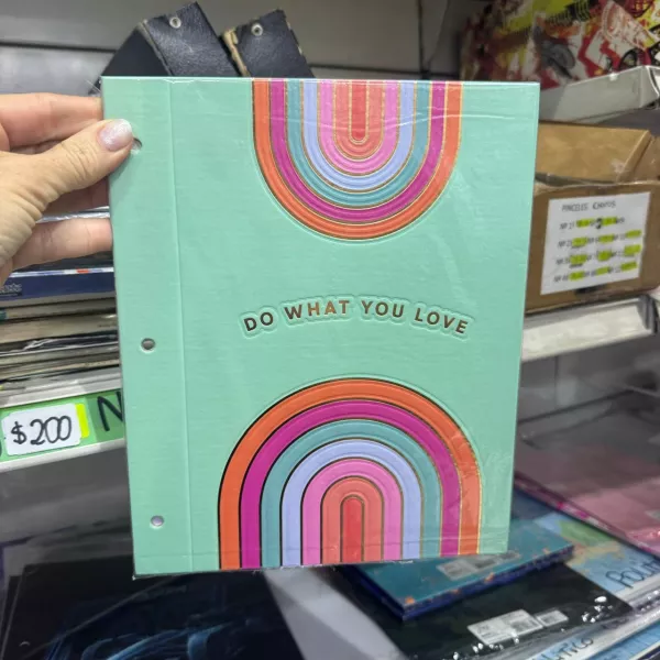 Carpeta 2 tapas Nro 3 FW Arcoiris