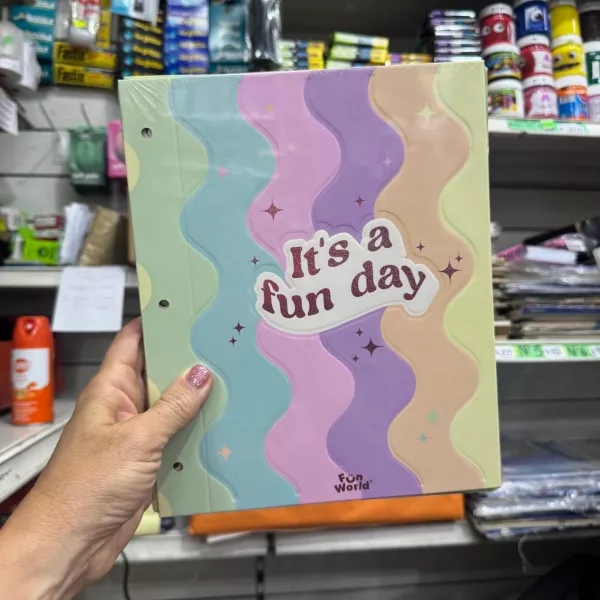Carpeta 2 tapas Nro 3 FW FUN DAY