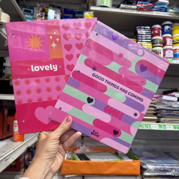 Carpeta 2 tapas Nro 3 FW LOVELY GOOD THINGS