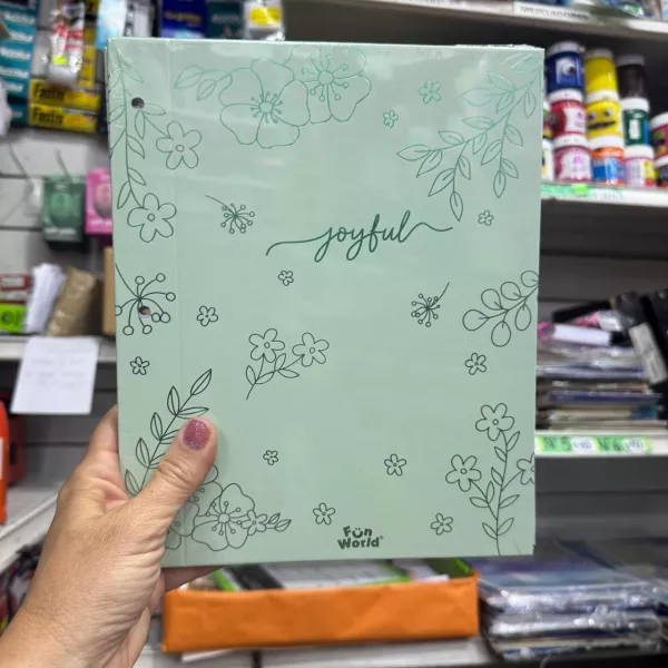 Carpeta 2 tapas Nro 3 FW M JOYFUL
