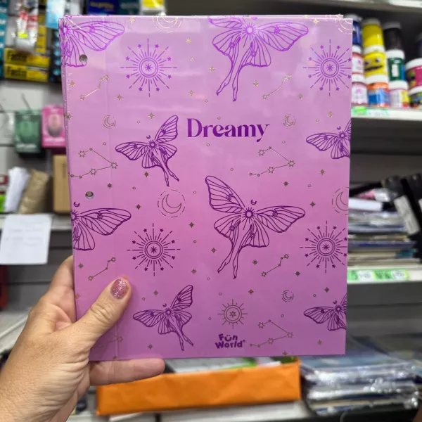 Carpeta 2 tapas Nro 3 FW M DREAMY