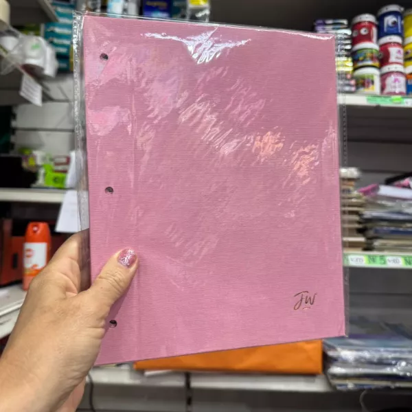 Carpeta 2 tapas Nro 3 FW SALMON PASTEL 2025