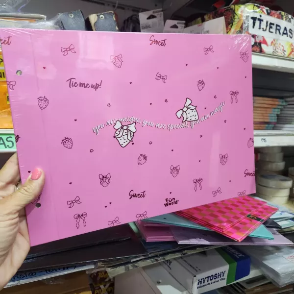 Carpeta 2 tapas Nro 5 FW Sweet