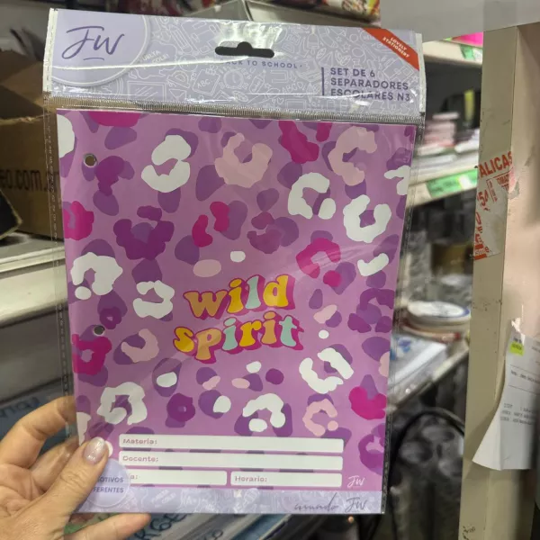 Separadores Nro 3 FW WILD 2025