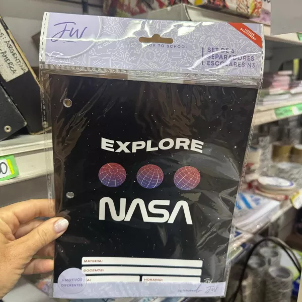 Separadores Nro 3 FW NASA 2025