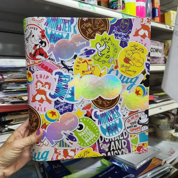 Carpeta con aro A4 Mooving DISNEY 2024