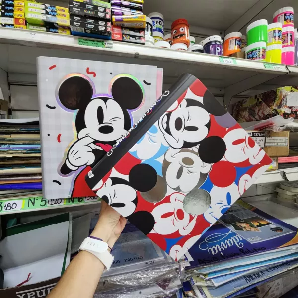 Carpeta con aro A4 Mooving MICKEY
