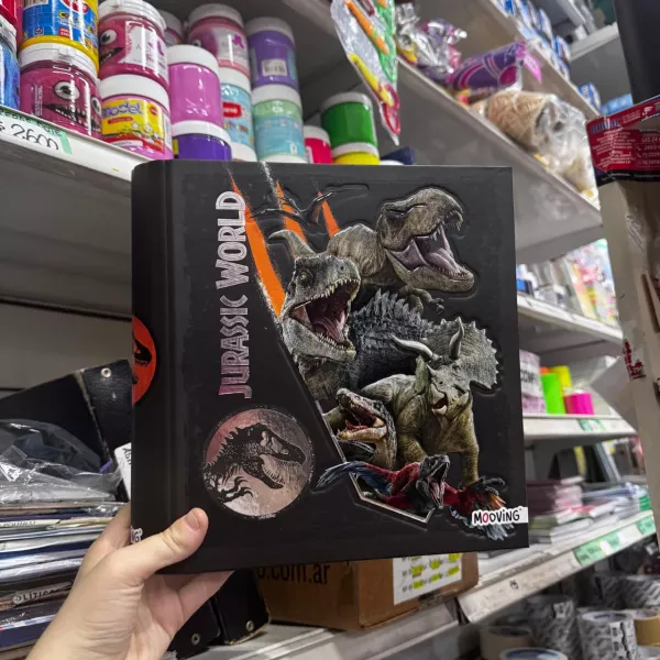 Carpeta Mooving Nro 3 aro de 40 Jurassic World 2025