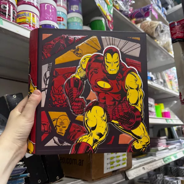 Carpeta Mooving Nro 3 aro de 40 Marvel 2025