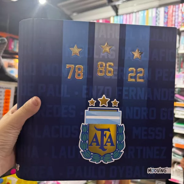Carpeta Mooving Nro 3 aro de 40 Argentina 2025