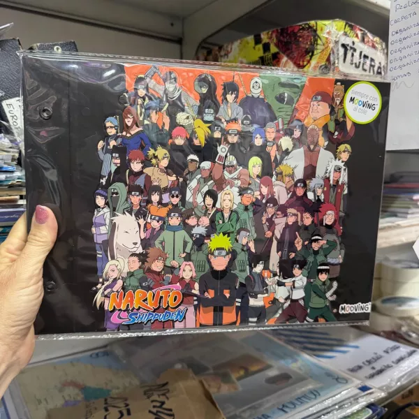 Carpeta dos tapas N°5 Mooving Naruto 2025