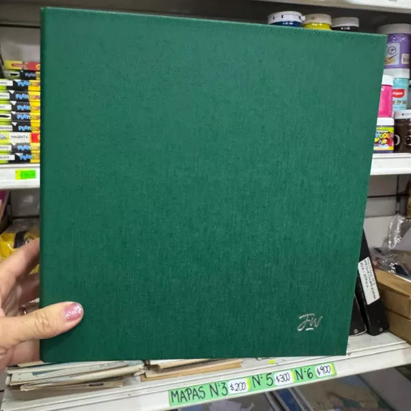Carpeta con aro Nro 3 FW VERDE 2025