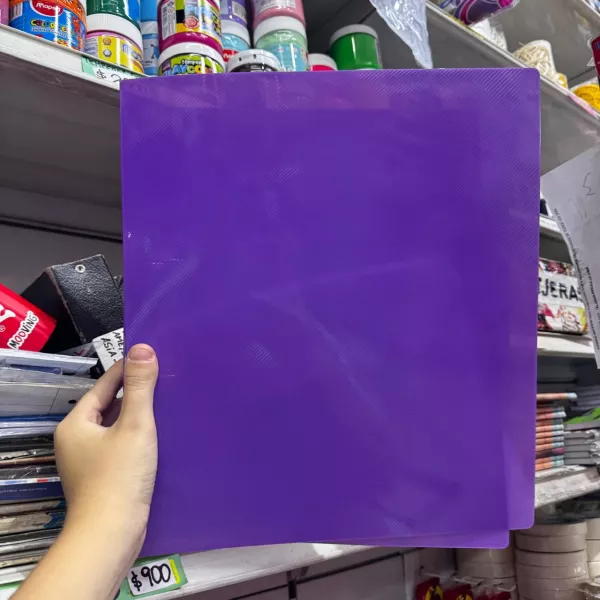 Carpeta con aro A4 Avios Transparente Violeta 2025