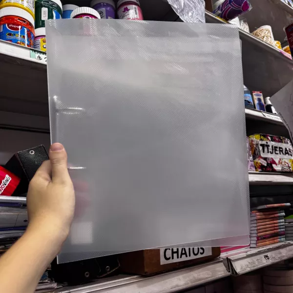 Carpeta con aro A4 Avios Transparente Blanco 2025