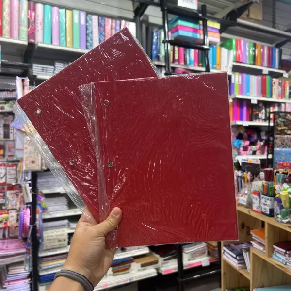 Carpeta 2 tapas Nro 3 THE PEL ROJA
