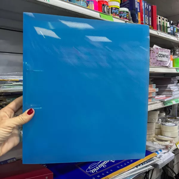 Carpeta con aro A4 Avios Transparente Azul 2025