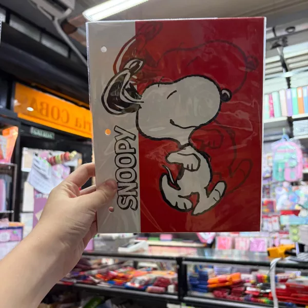 Carpeta dos Tapas Nro 3 Snoopy
