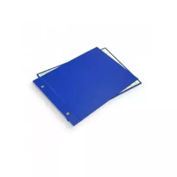 Carpeta N°6 Forrada Lama Azul 