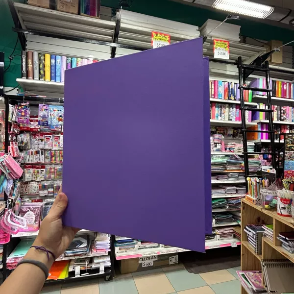 CARPETA THE PEL A4 2 X 40 MM. FORRADA VIOLETA