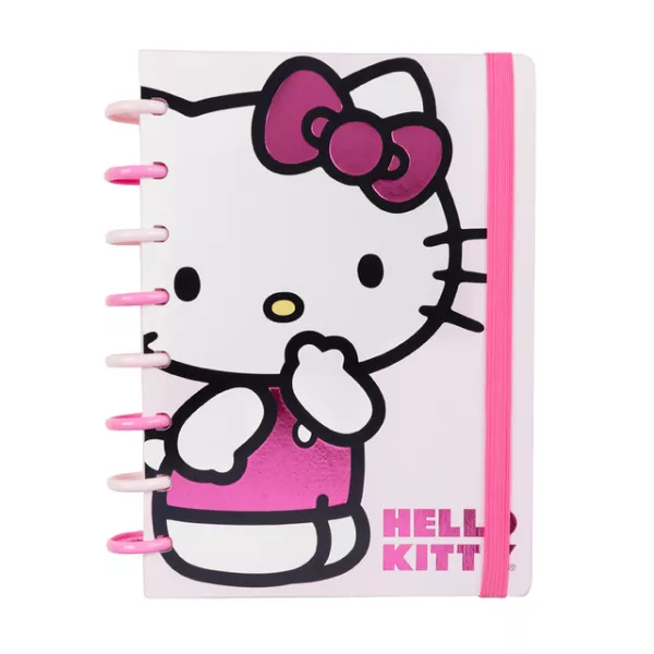 Cuaderno con Sistemas de Disco A5 Hello Kitty
