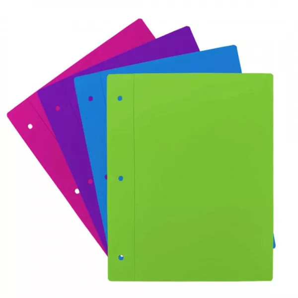 Carpeta Escolar dos tapas N°3 Lama Opaco Neon